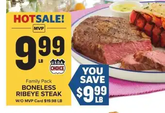 Food Lion Boneless Ribeye Steak offer