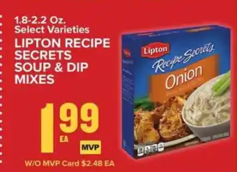 Food Lion Lipton Recipe Secrets Soup & Dip Mixes offer