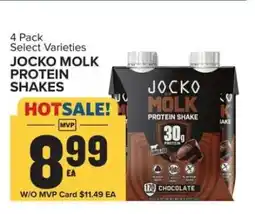 Food Lion Jocko Molk Protein Shakes offer