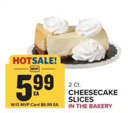 Food Lion Cheesecake Slices offer