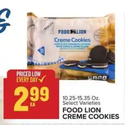 Food Lion FOOD LION CREME COOKIES offer