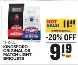 Food Lion Kingsford Original or Match Light Briquets offer