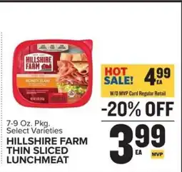 Food Lion Hillshire Farm Thin Sliced Lunchmeat offer