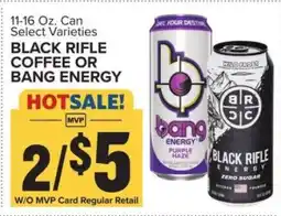 Food Lion Black Rifle Coffee or Bang Energy offer