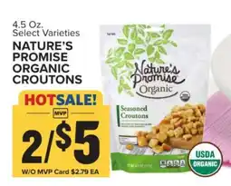 Food Lion NATURE'S PROMISE ORGANIC CROUTONS offer