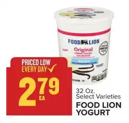 Food Lion FOOD LION YOGURT offer