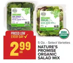 Food Lion Nature's Promise Organic Salad Mix offer