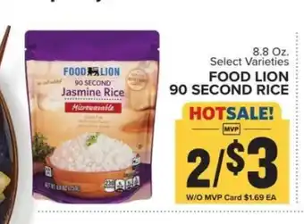 Food Lion FOOD LION 90 SECOND RICE offer