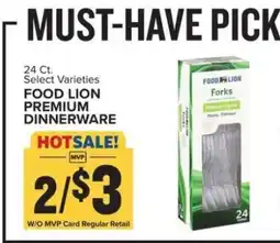 Food Lion Food Lion Premium Dinnerware offer