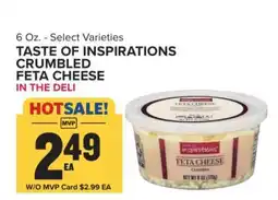 Food Lion Taste of Inspirations Crumbled Feta Cheese offer