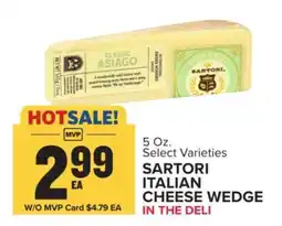 Food Lion Sartori Italian Cheese Wedge offer