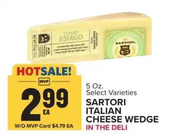 Food Lion Sartori Italian Cheese Wedge offer