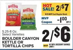 Food Lion Boulder Canyon Kettle or Tortilla Chips offer
