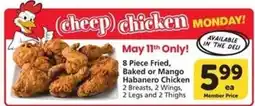 Albertsons Cheep Chicken Monday offer