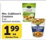 Albertsons Mrs. Cubbison's Croutons offer