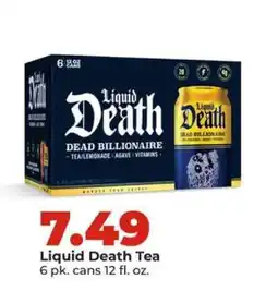 Hy-Vee Liquid Death Tea offer