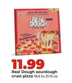 Hy-Vee Real Dough sourdough crust pizza offer