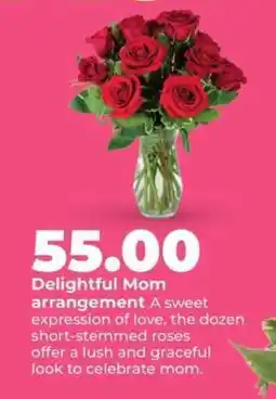 Hy-Vee Delightful Mom arrangement offer