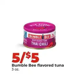 Hy-Vee Bumble Bee flavored tuna offer