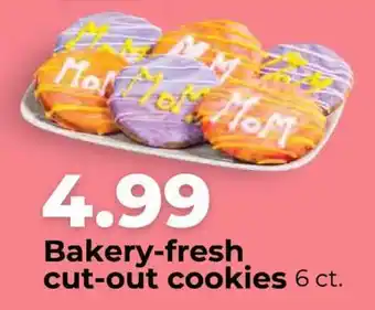 Hy-Vee Bakery fresh cut out cookies offer