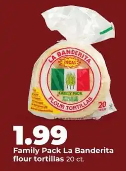 Hy-Vee Family Pack La Banderita flour tortillas offer