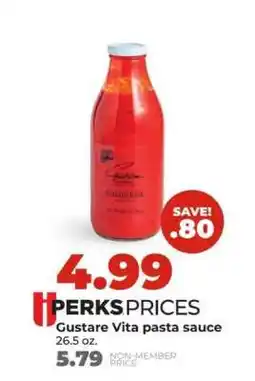 Hy-Vee Gustare Vita pasta sauce offer