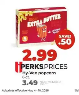 Hy-Vee Hy-Vee popcorn offer