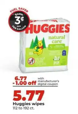 Hy-Vee Huggies Wipes offer