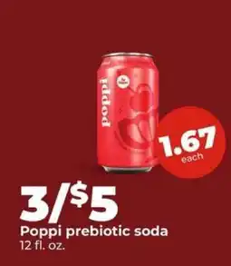 Hy-Vee Poppi Prebiotic Soda offer
