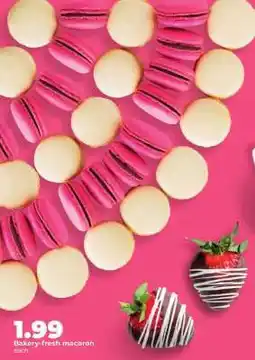 Hy-Vee Bakery fresh macaron offer