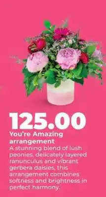 Hy-Vee You're Amazing arrangement offer