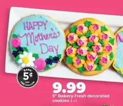 Hy-Vee 5 Bakery-fresh decorated cookies offer