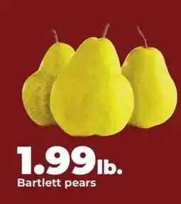 Hy-Vee Bartlett Pears offer