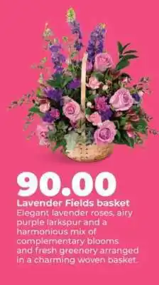 Hy-Vee Lavender Fields basket offer