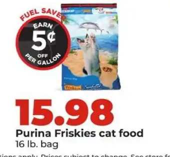 Hy-Vee Purina Friskies Cat Food offer