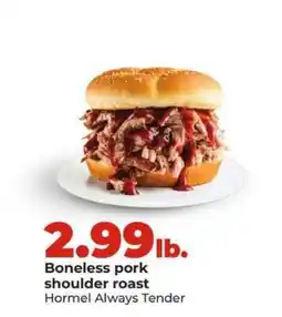 Hy-Vee Boneless pork shoulder roast offer