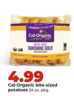 Hy-Vee Cal-Organic bite-sized potatoes offer