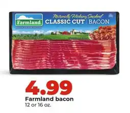 Hy-Vee Farmland Bacon offer