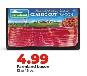 Hy-Vee Farmland Bacon offer