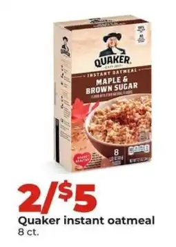 Hy-Vee Quaker Instant Oatmeal offer