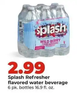 Hy-Vee SPLASH REFRESHER offer