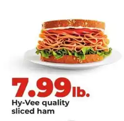 Hy-Vee Hy-Vee quality sliced ham offer