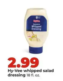 Hy-Vee Hy-Vee whipped salad dressing offer