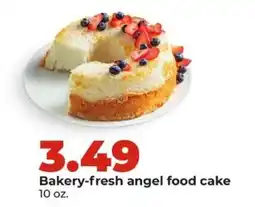 Hy-Vee Bakery fresh angel food cake offer