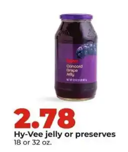 Hy-Vee Hy-Vee jelly or preserves offer