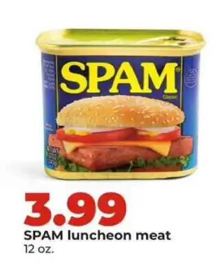 Hy-Vee Spam Luncheon Meat offer