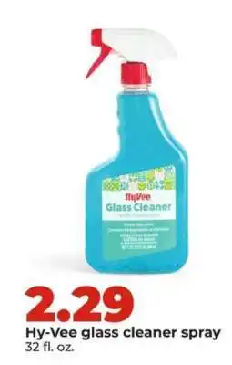 Hy-Vee Hy-Vee glass cleaner spray offer