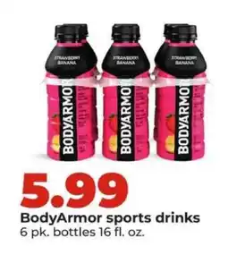 Hy-Vee BODYARMOR Sports Drinks offer