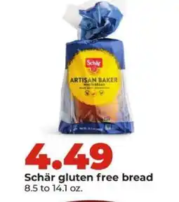 Hy-Vee Schär gluten free bread offer