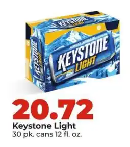 Hy-Vee Keystone Light offer
